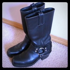 Frye harness boots
